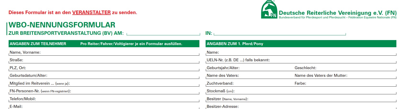 Downloads Reit Und Fahrverein Alveslohe E V